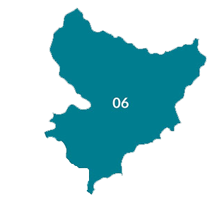 Carte d'intervention de Richard Chappey, expert Transversal sp&eacute;cialis&eacute; en cession de PME dans les Alpes-Maritimes (06)