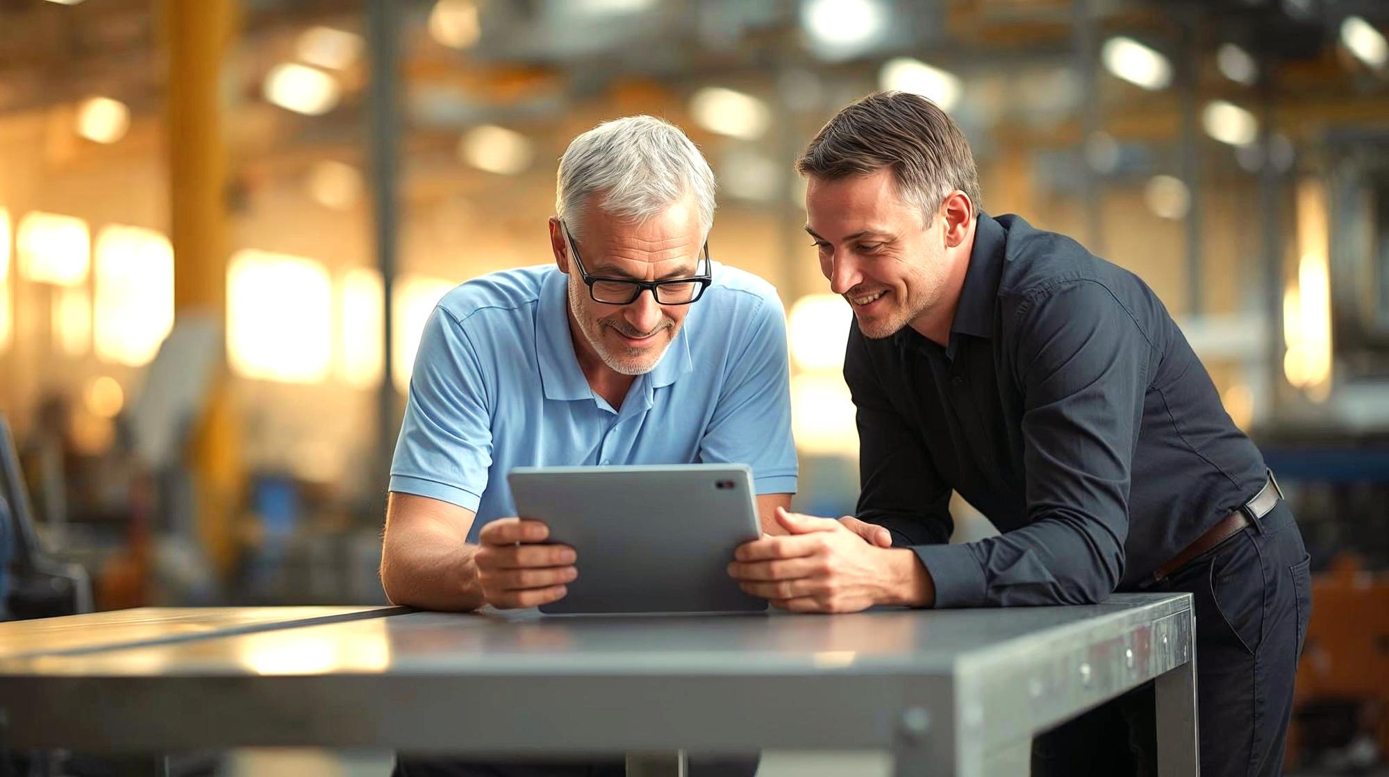 Pr&eacute;sentation d'un rapport de valorisation d'entreprise par un conseiller Transversal &agrave; un client dans le Var